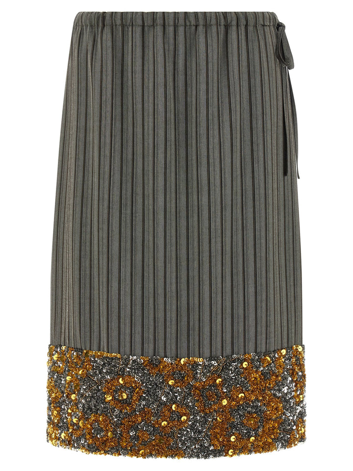 Dries Van Noten  Scotts Bis Skirts - Gray | 83487fe40738e30330c2fef85ae8ec64bd854970