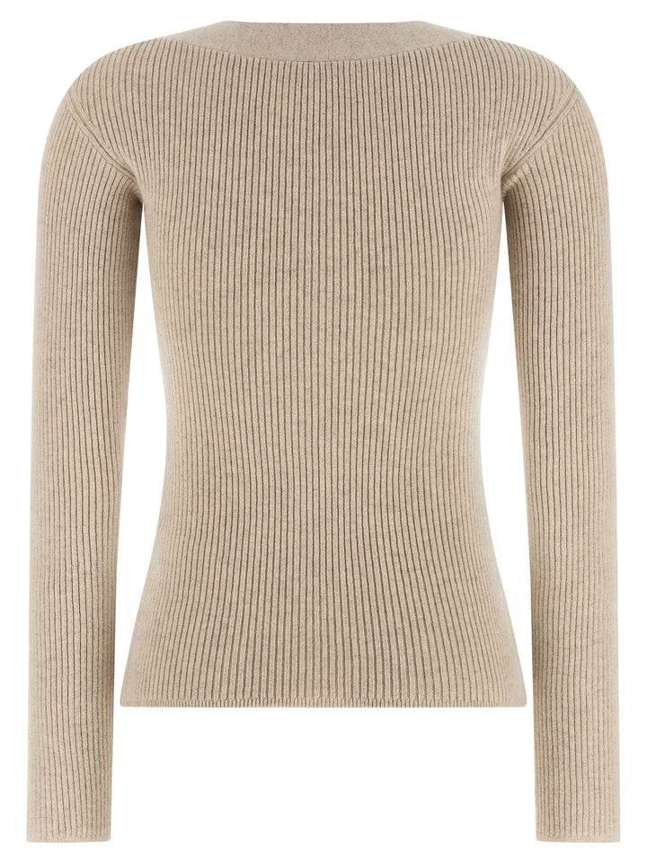 Max Mara Mxmgioiosa Sweaters and Cardigans - Beige | 22c033aea86418eaf5d12939b4348ac823a331e6