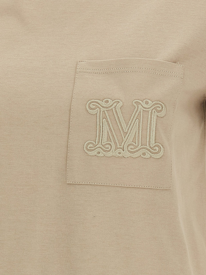 Max Mara Papaia T-shirt - Beige | 009da4747fbe8156da595fbb3cc95f7ff049012b