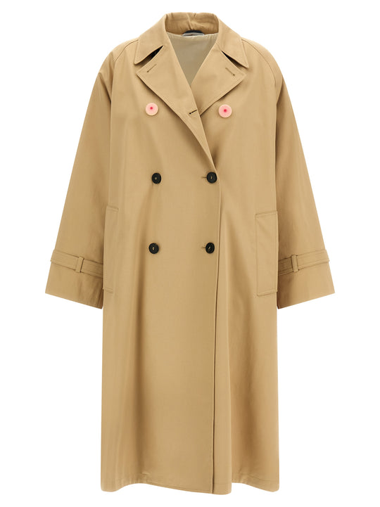 Ninfa Coats And Trench Coats Beige
