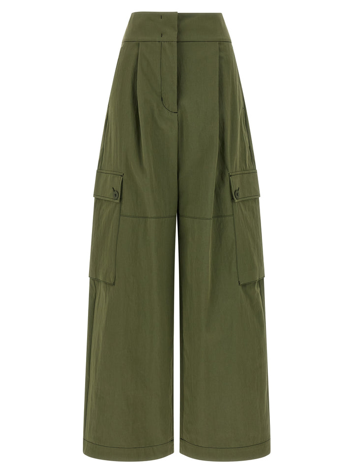 Weekend Max Mara Wkdaquila Pants - Green | 7c57b19a018891ac1eb046c4deb67dc0a9578e81