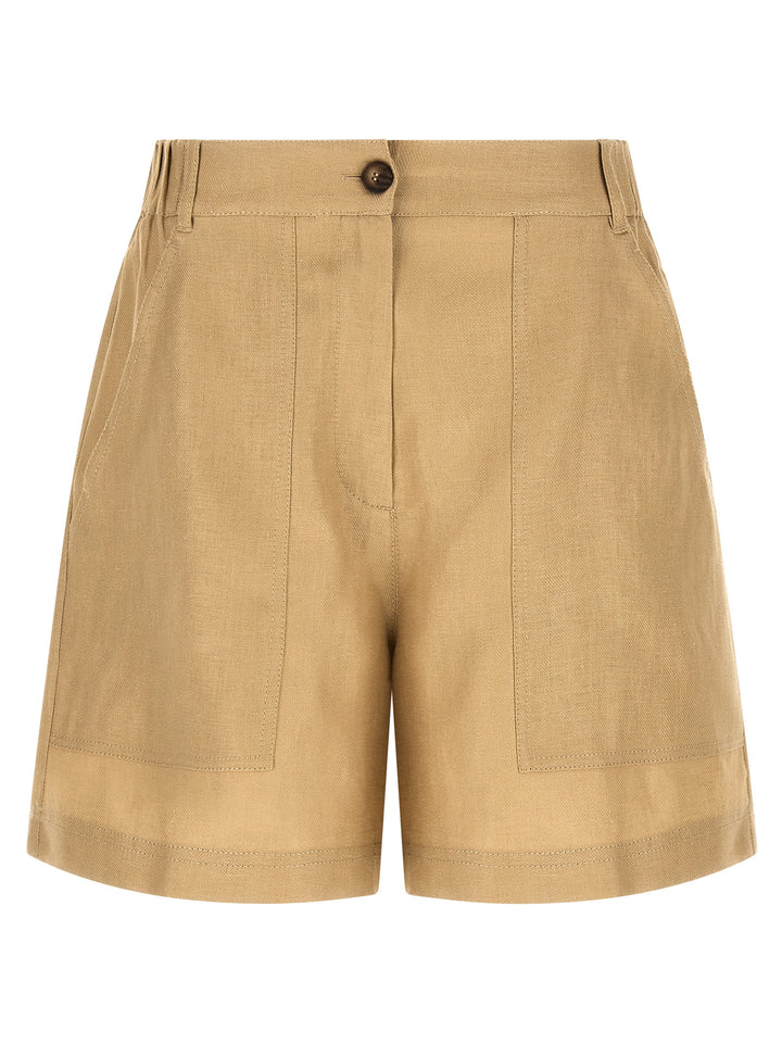 Weekend Max Mara Wikveletta Bermuda and Short - Beige | 67710b858b4343f65cda5149ad7ea6d6c4ce2c3b