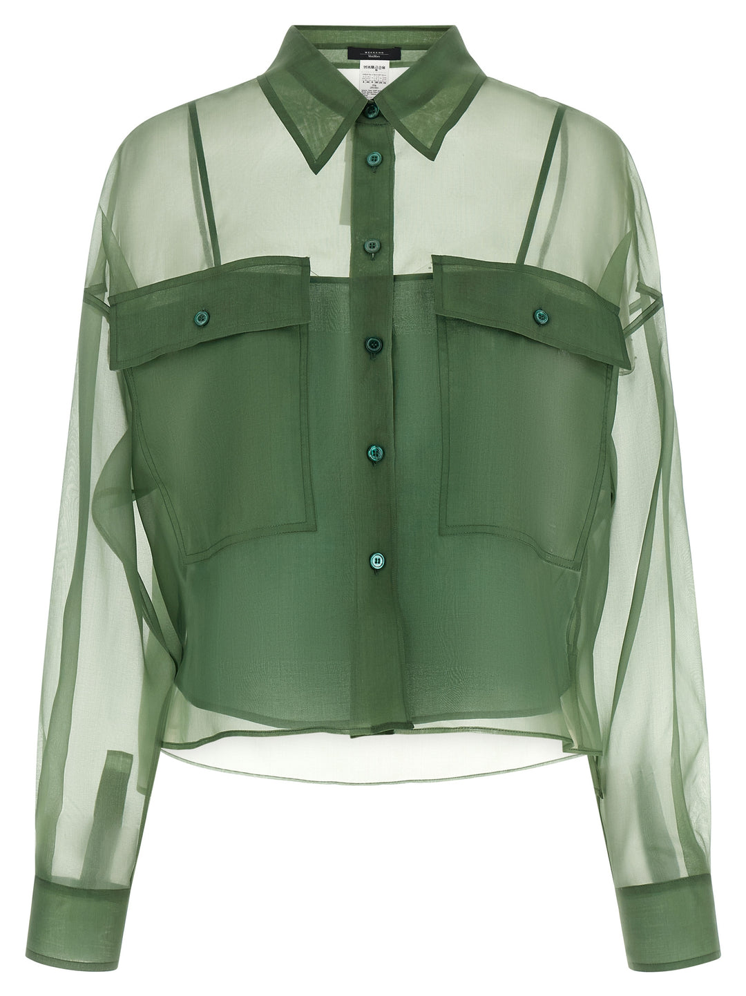 Weekend Max Mara Wkdcolomba Shirt and Blouse - Green | 77f174ab2465040e2667461fed1f3a05a3ab7692