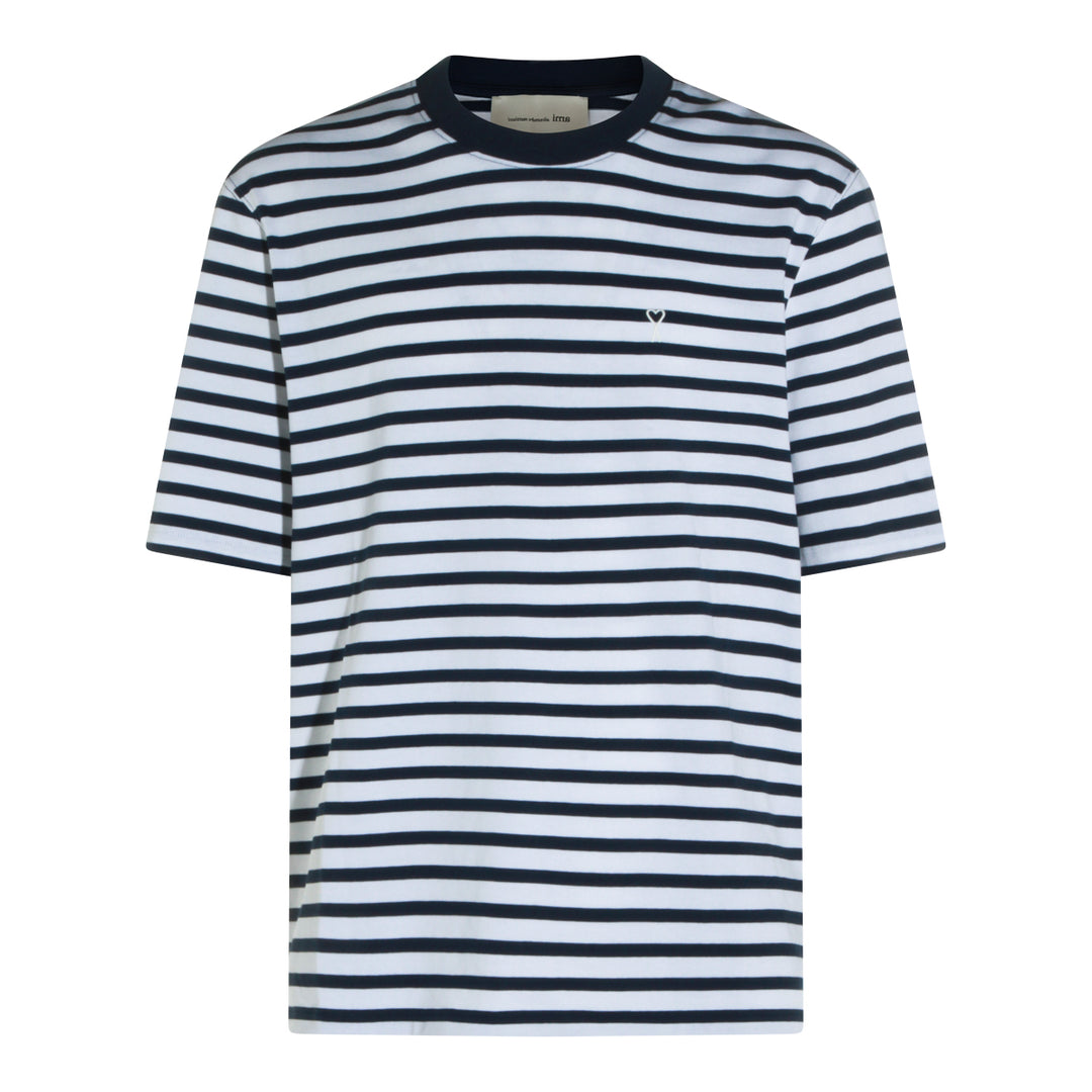 Ami Paris T-shirts and Polos - BLUE-WHITE | e01cb8595144687e590e0c9b37414079bd1efc7e