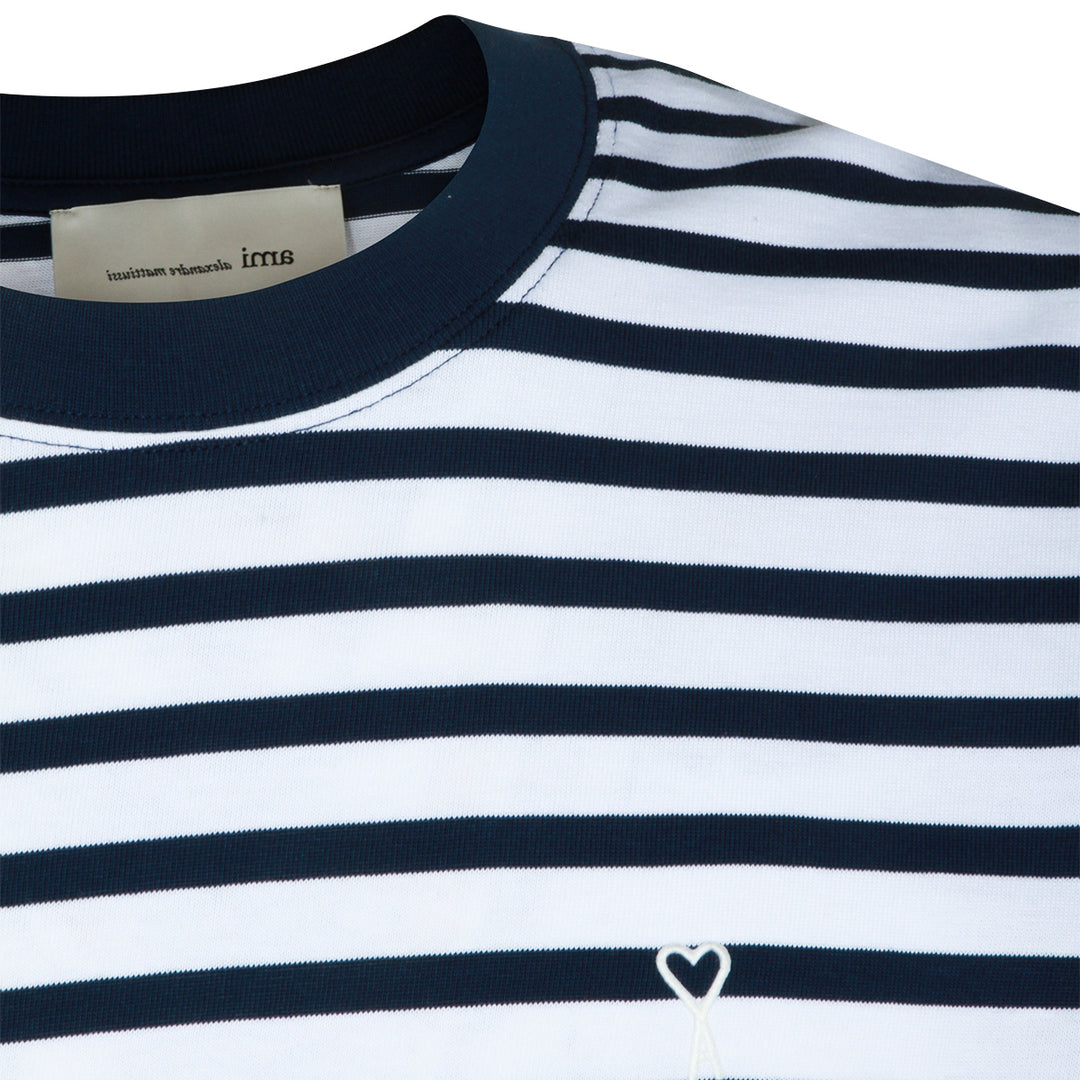 Ami Paris T-shirts and Polos - BLUE-WHITE | 159332222d93930d4a20f9b2847c0ea06add262a