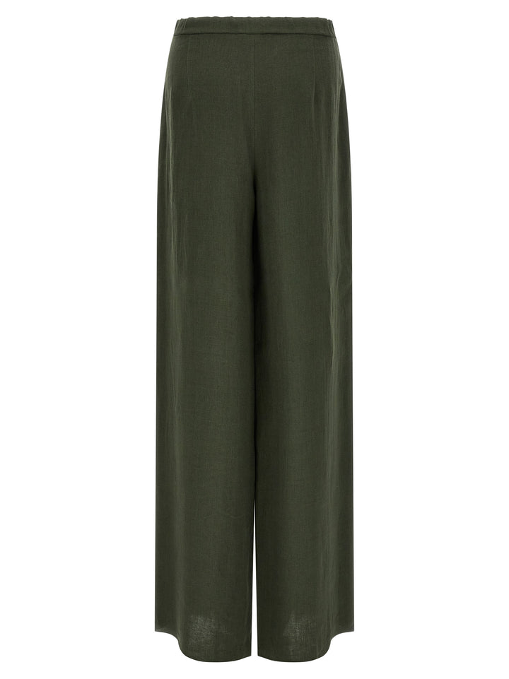Max Mara Studio Mstpelota Pants - Green | 549f501abb74376091aa51f1d3c084f5df1c8268