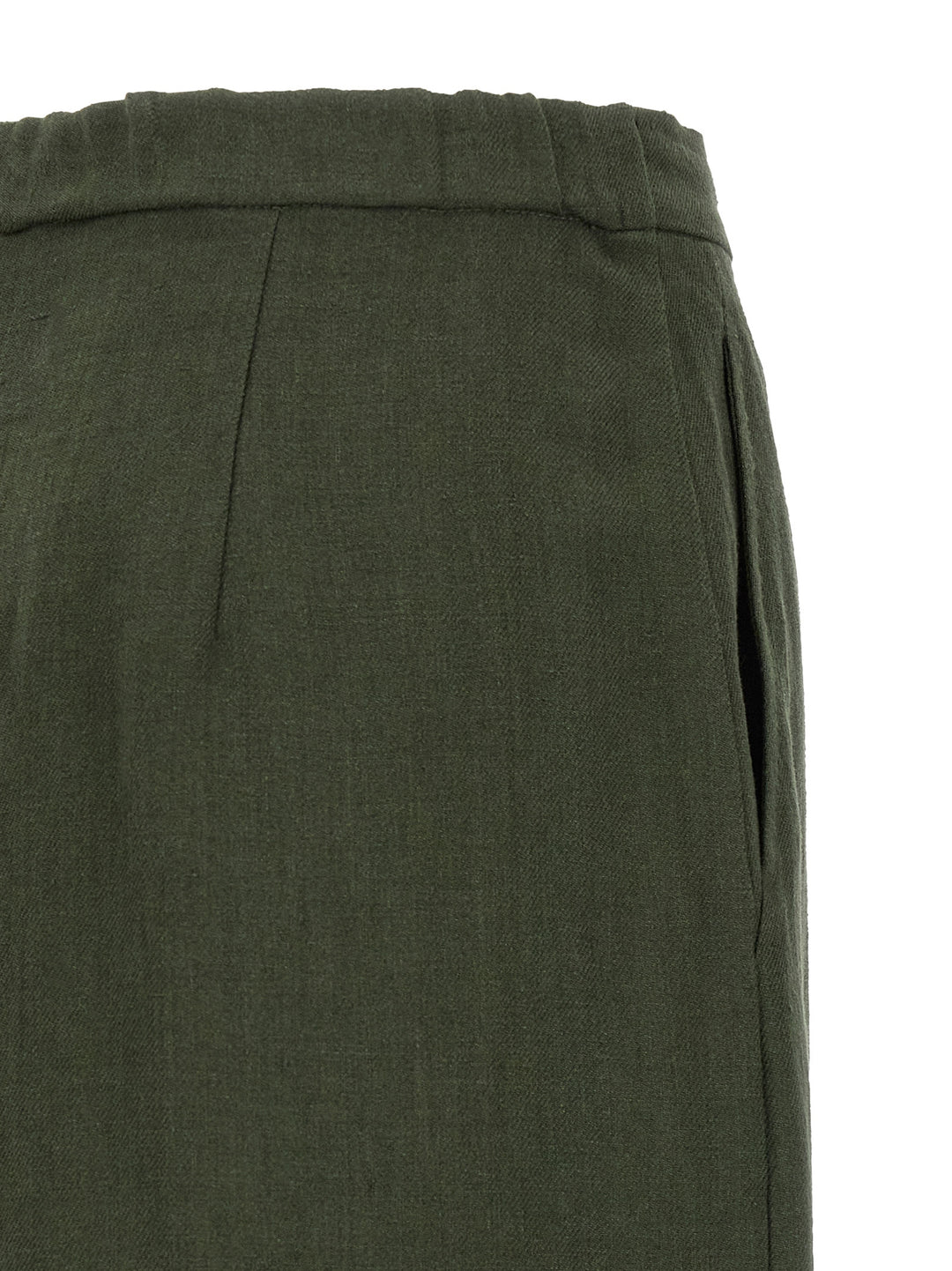 Max Mara Studio Mstpelota Pants - Green | 4d603ce107447536f16bd980d17fc5ab3712c871