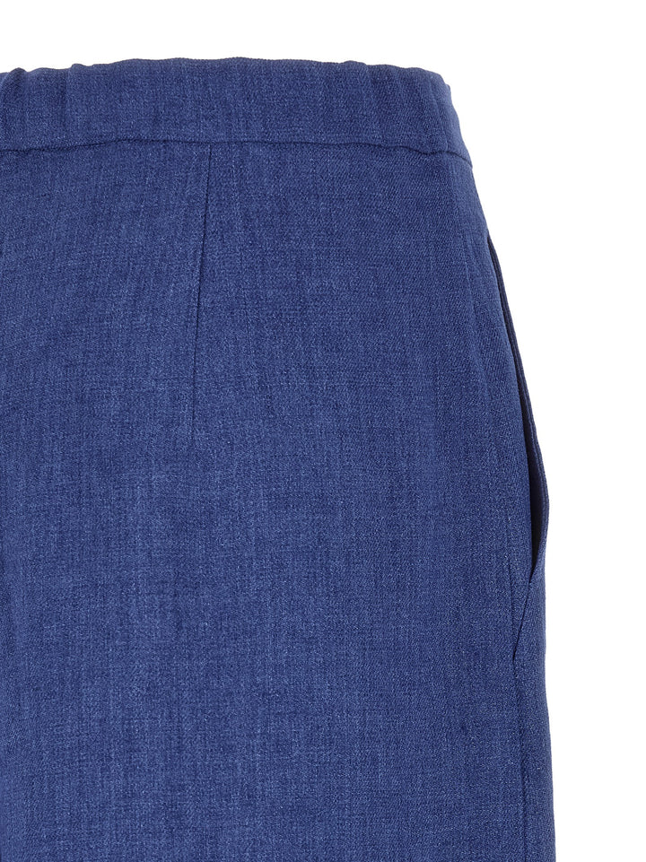 Max Mara Studio Mstpelota Pants - Blue | deb0db282fc2db7f52ffb51117a9d4dee6e46937