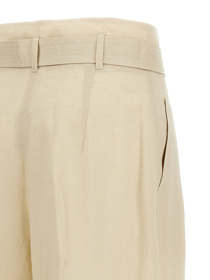 Max Mara Studio Mstmateria Pants - Beige | b3c7f30f32a409cf17c0719957fa8fb901f073fd
