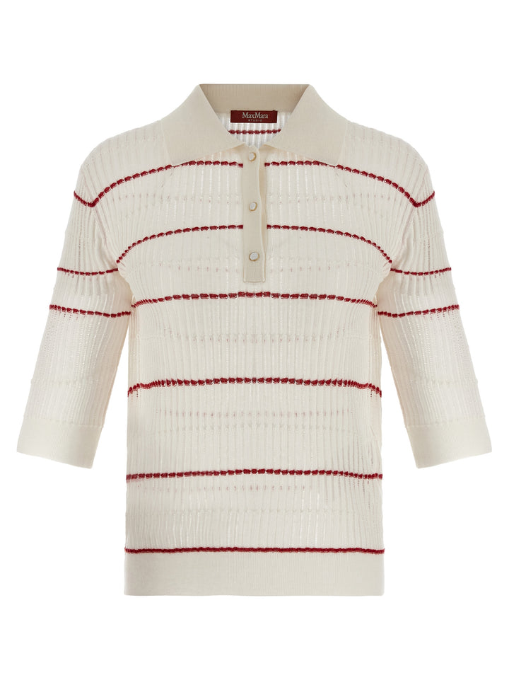 Max Mara Studio Mstgallo Polo - White | e855c8f9441c2af2d3fc3da696799f83d4fe2333