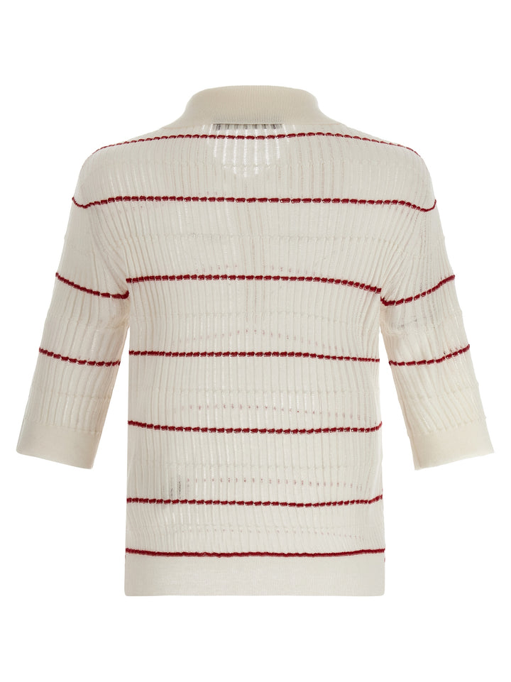 Max Mara Studio Mstgallo Polo - White | 6b09d8bcbff3194e7dd526eafc52a5f68e1736dc