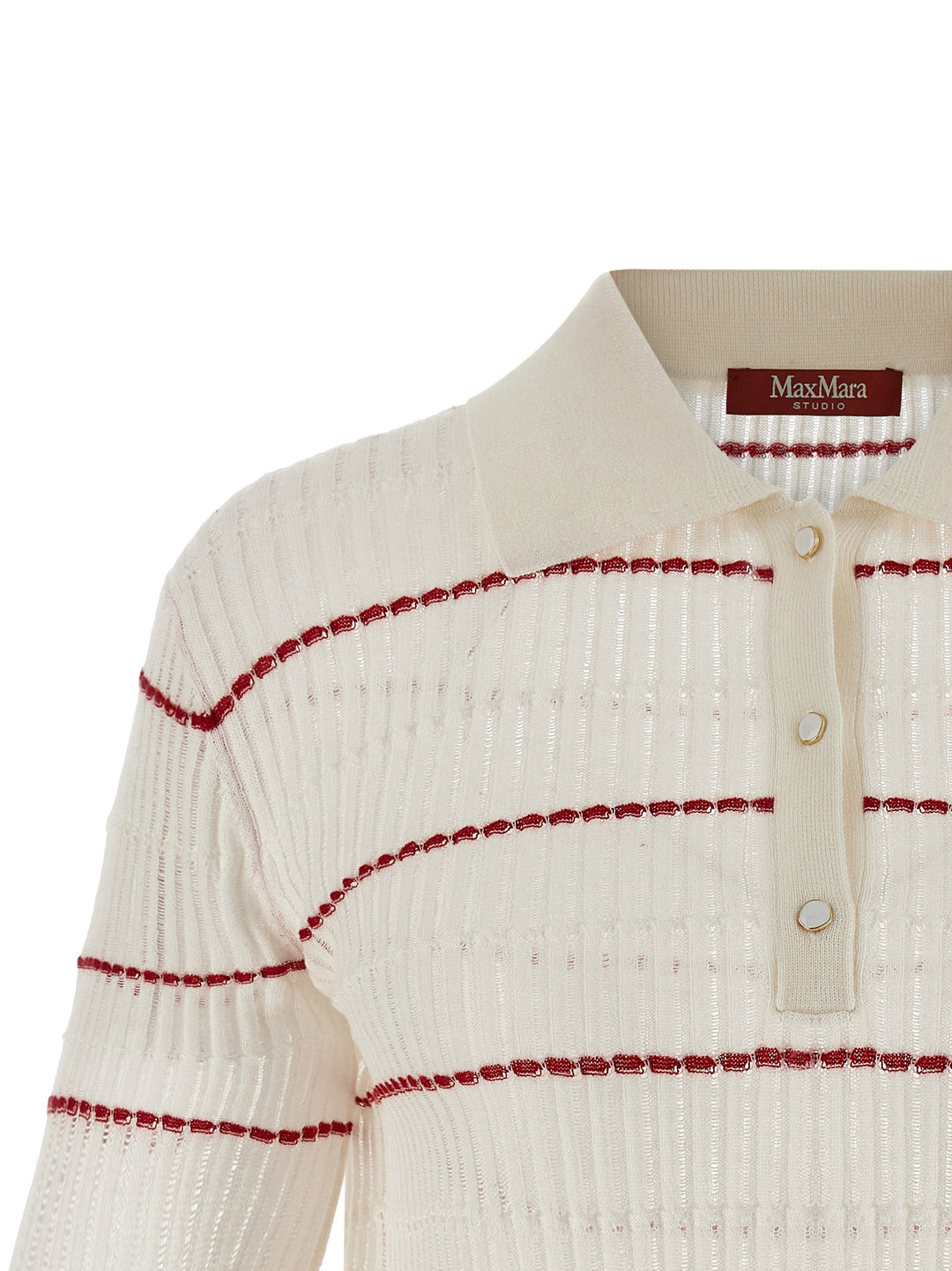 Max Mara Studio Mstgallo Polo - White | af7dd65b91b77961265cc5d6c50a3860edffb5ed