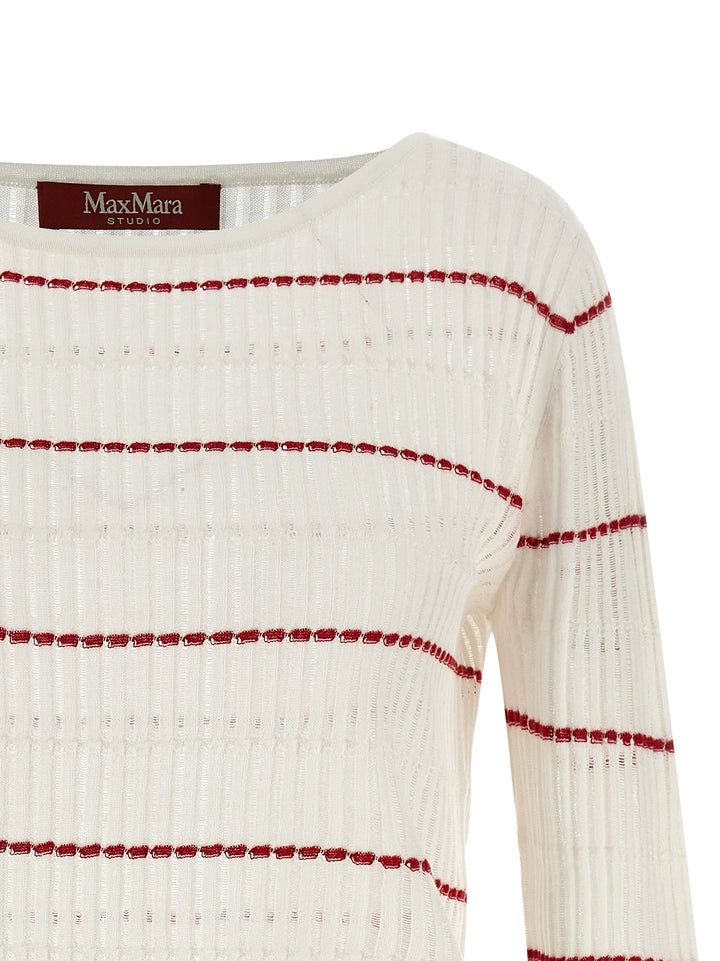 Max Mara Studio Stepdone Sweaters and Cardigans - White | 9a433d0190e460fd9e4a1e3a92bf73f0630e73ae