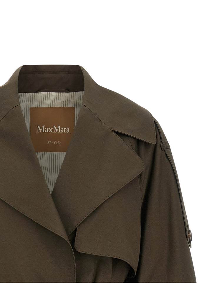 Max Mara The Cube Mtcutrench Coats and Trench Coats - Green | 051274bfd6b322e412c043e1487e806d208a9289