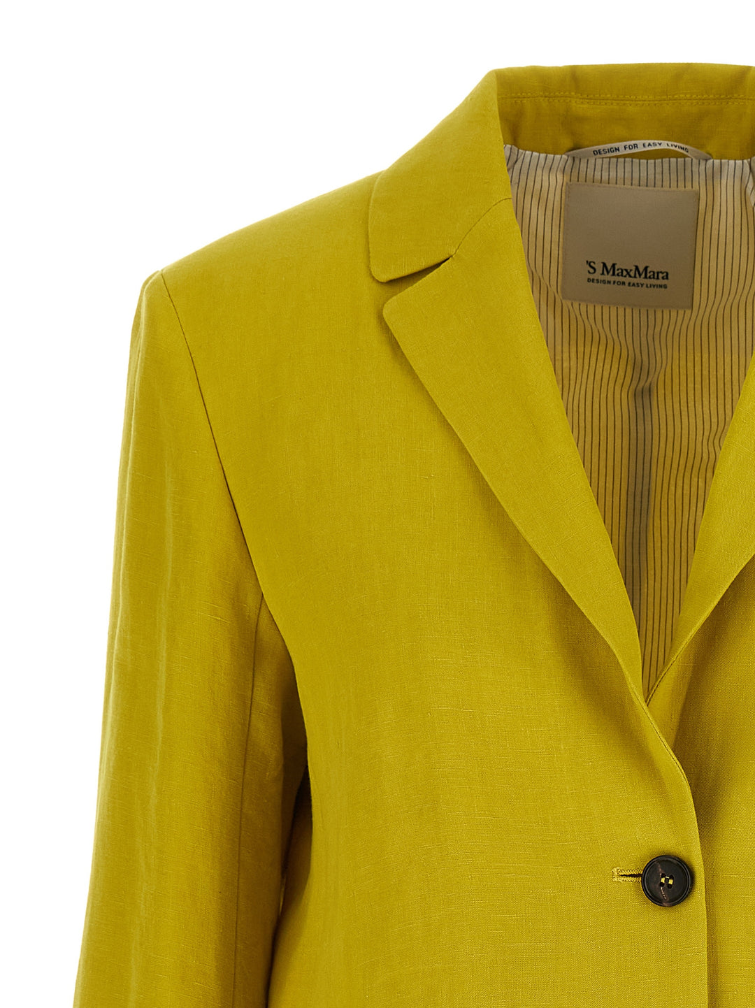 S Max Mara Smmalberta BlazerS - Yellow | aef3d9c82e69fe493e8299b6de99123e4709b7b2