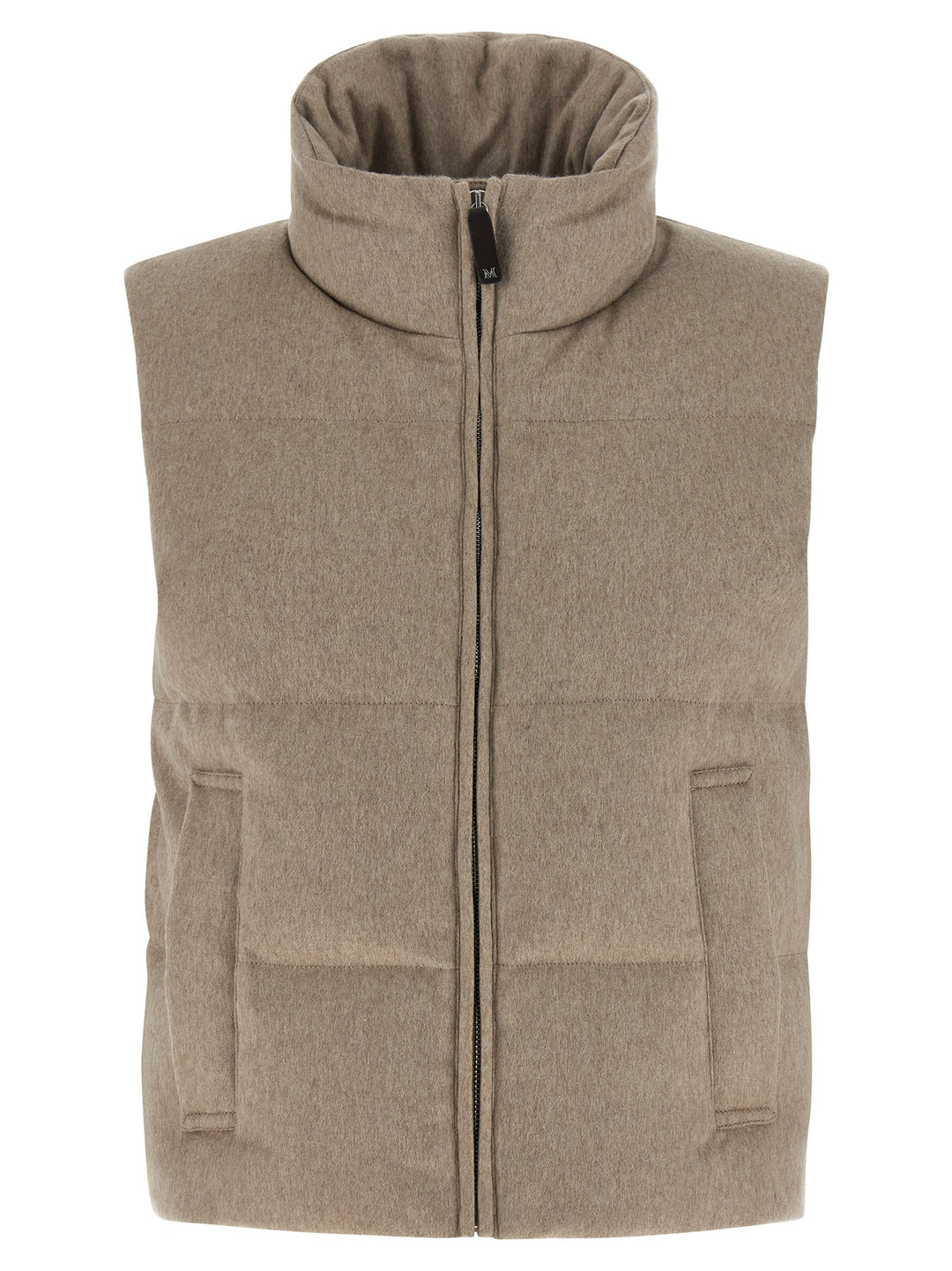 Max Mara The Cube Mtcamoroso Gilet - Beige | 50cb26eba0bc3d43675375b3b4fe5520a930ad66