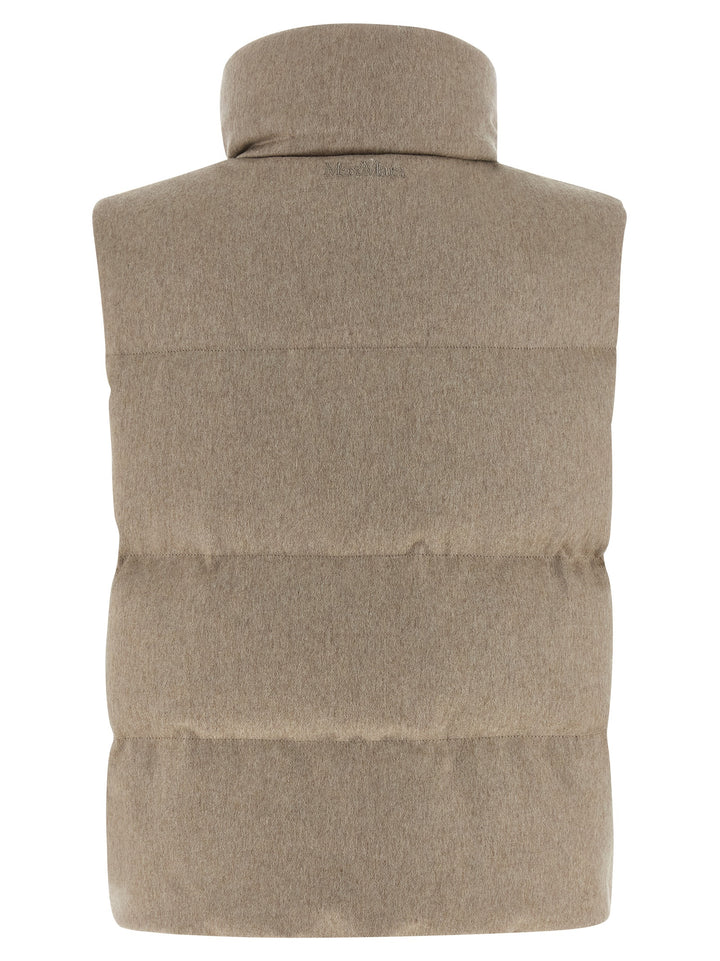 Max Mara The Cube Mtcamoroso Gilet - Beige | 8e3977c97e4d93bd32d3a64ba8377569eb836344