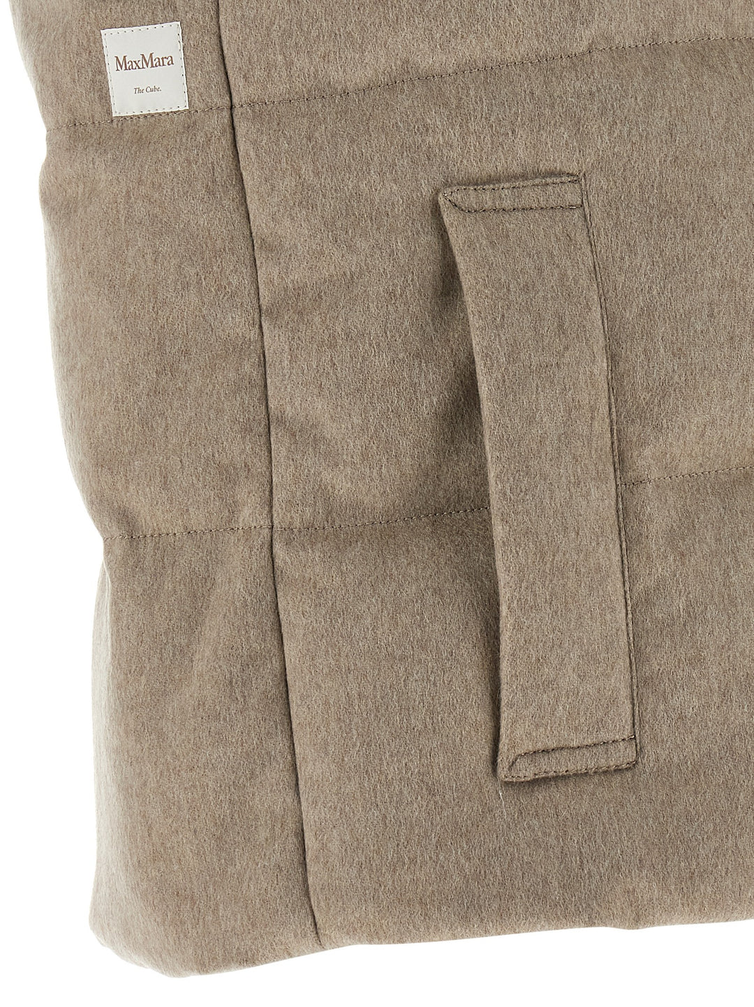 Max Mara The Cube Mtcamoroso Gilet - Beige | b262d89b3bd15d0e24544bc12c81187f28ab4ddd