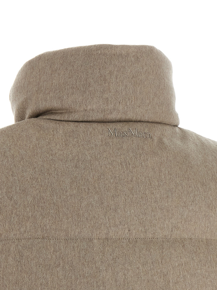 Max Mara The Cube Mtcamoroso Gilet - Beige | 0e742cc7db414436ca01c3fa66f2555fe71ba2de