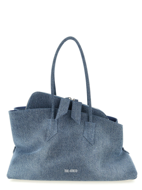 La Passeggiata Medium Shoulder Bags Blue