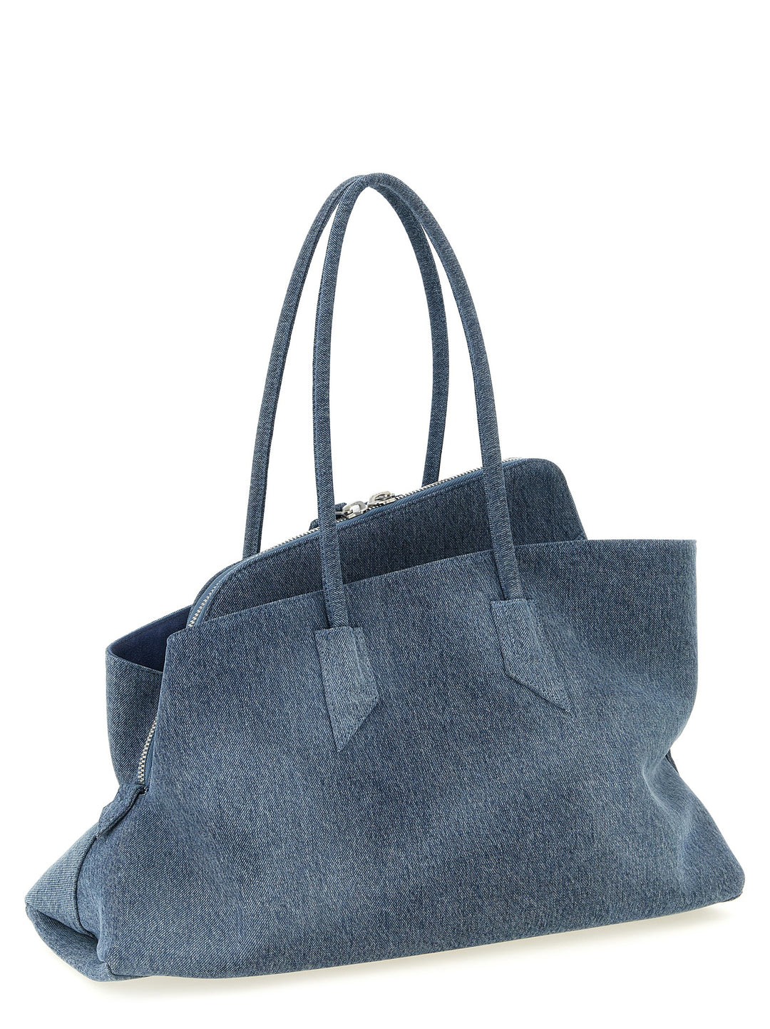 The Attico La Passeggiata Medium Shoulder Bags - Blue | a391a4c31bf84390dc15e9d1c97457e525cbb1e1