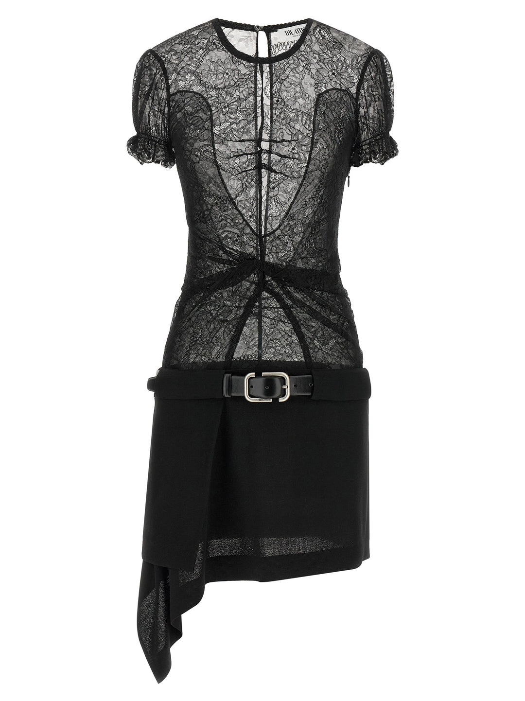 The Attico Lace Dress Dresses - Black | 187a880cd49002aae3e9c11517bd66d7a7579c1a