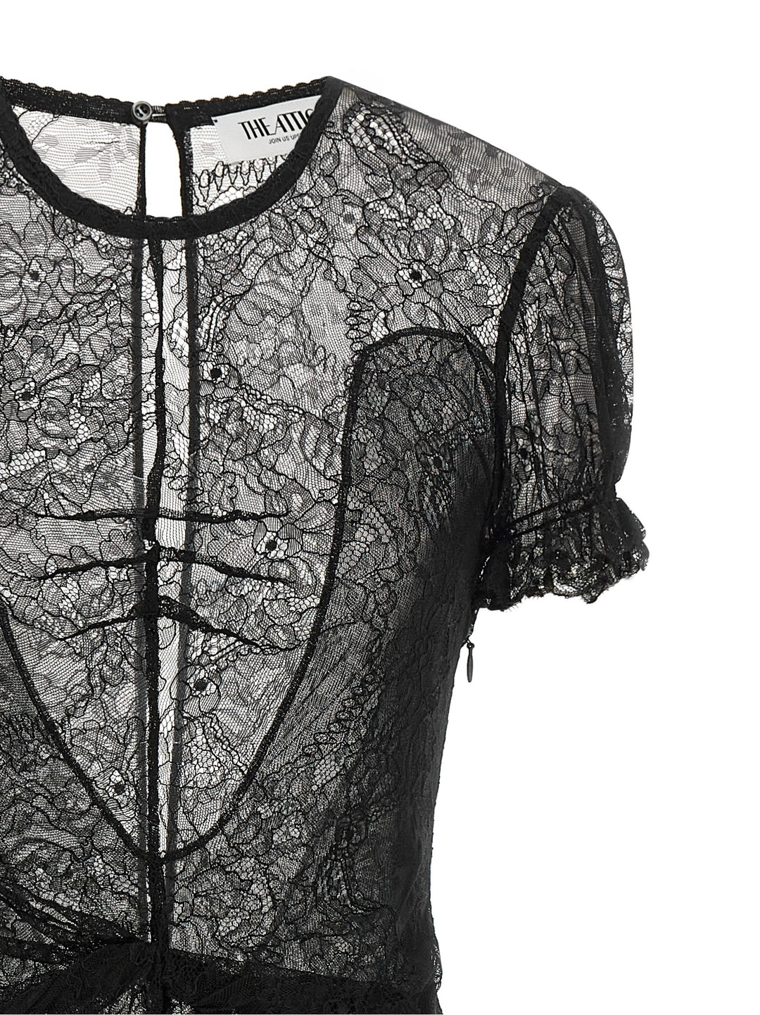 The Attico Lace Dress Dresses - Black | 83eec2c569dc6cf9d68c8f9f4bc21651fd906640