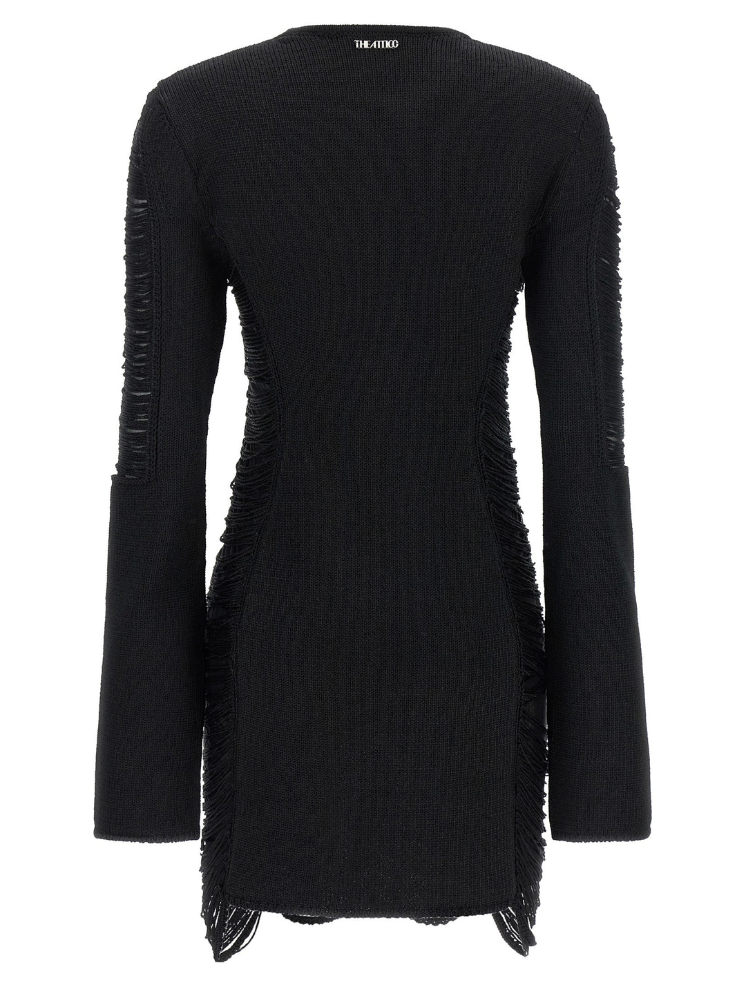 The Attico Fringed Dress Dresses - Black | 4a082b3b230c3696c8729132e993e0397144d85d