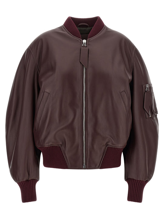 Anja Puffer Jackets Bordeaux
