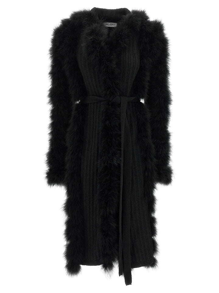 The Attico Dressing Gown Coat Coats and Trench Coats - Black | af55b79a8eb79bb601b4bb0a067bd946dca3dde8