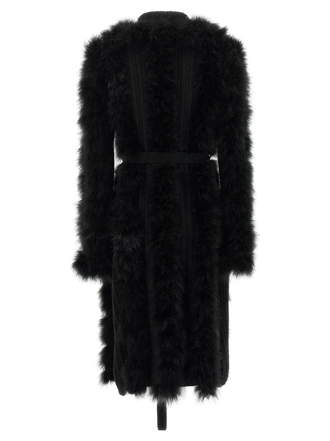 The Attico Dressing Gown Coat Coats and Trench Coats - Black | f50c17d3b169b67e5b461544621895e9f5587dbd