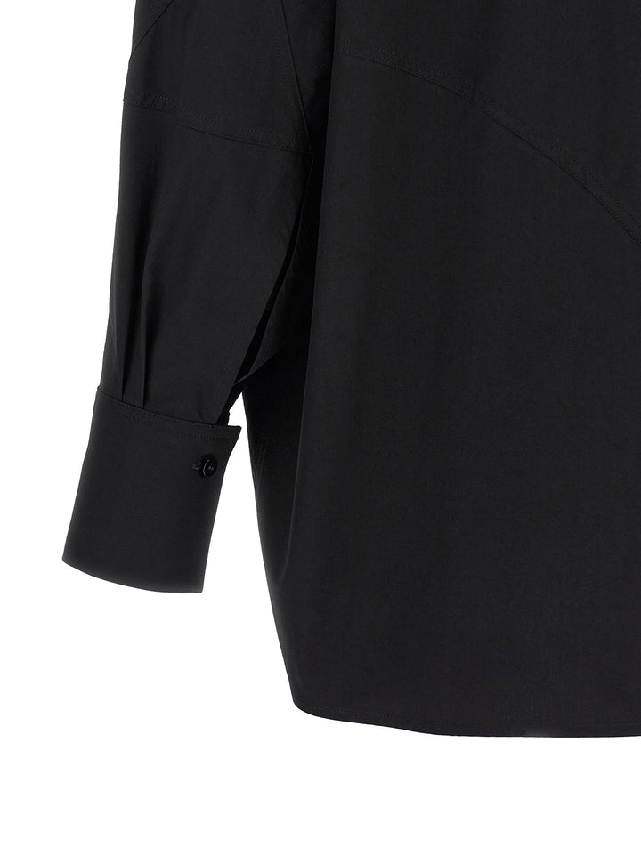 The Attico Shaped Hem Shirt Shirt and Blouse - Black | e85e67b36650edaf4677c8f9746c48f7454d8b50