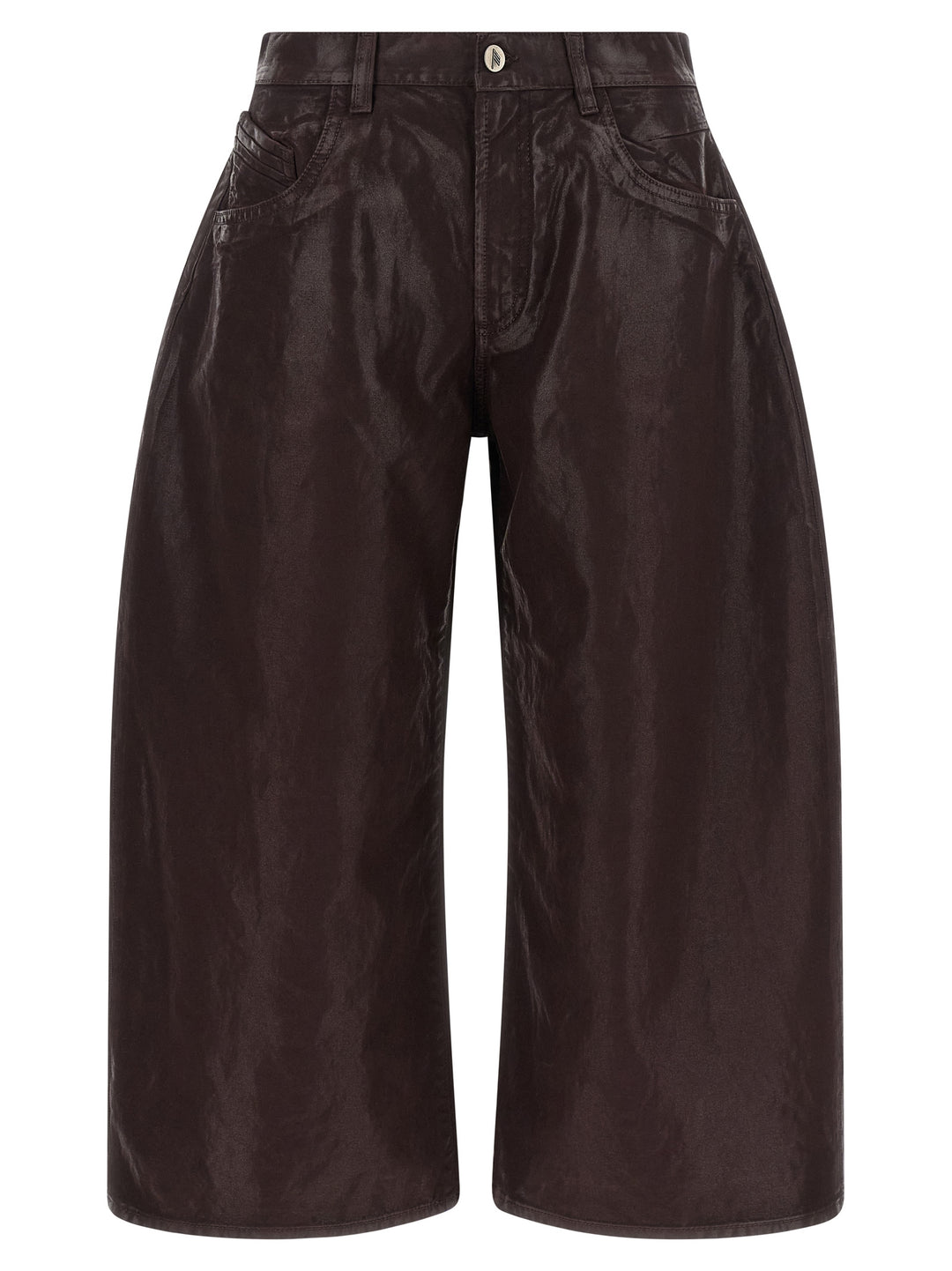 The Attico Cropped Pants Jeans - Purple | 77e206009addd0f82eba4c5ec79f14b5e8de70e1