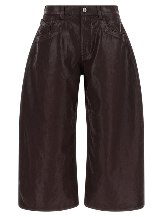 Cropped Pants Jeans Purple