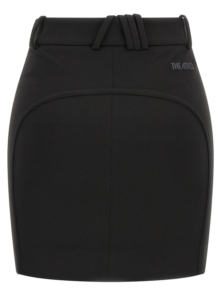 The Attico Metal Plate Skirt Skirts - Black | fb515a8892a3c00e790719cbd3a1464fc8407e0b