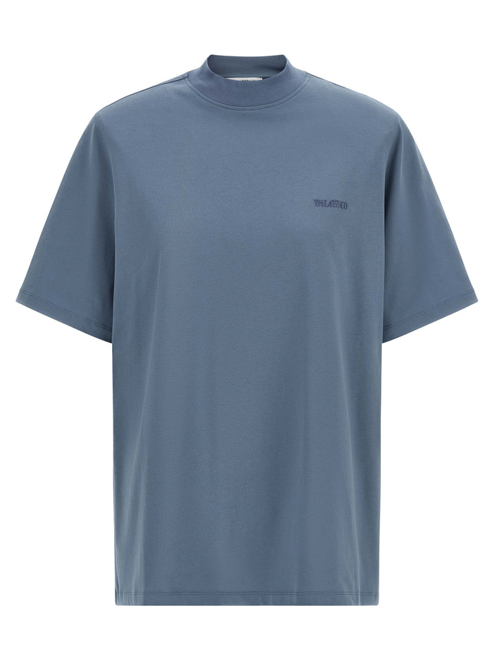 The Attico Mock-Neck T-shirt - Blue | ff3f2138d73f35eb8b31eeb8192855d2e427b0dd