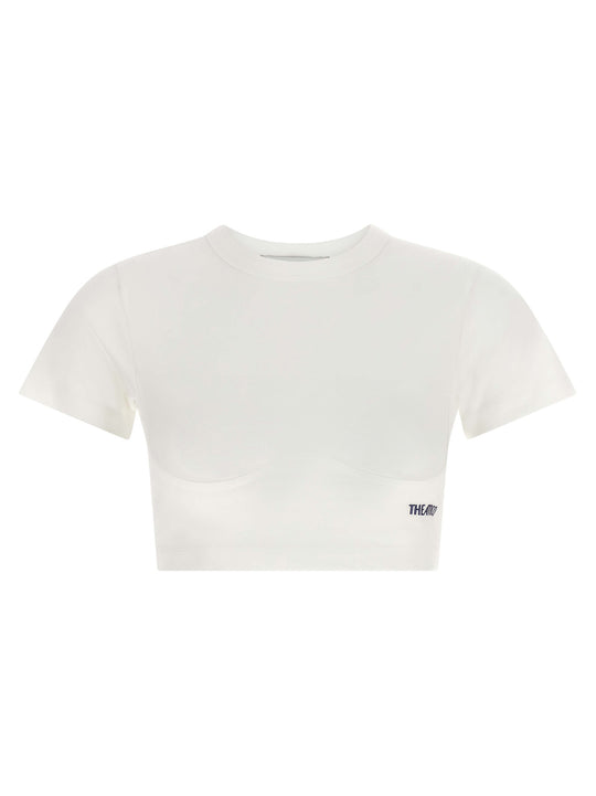 Bustier Crop T-Shirt White