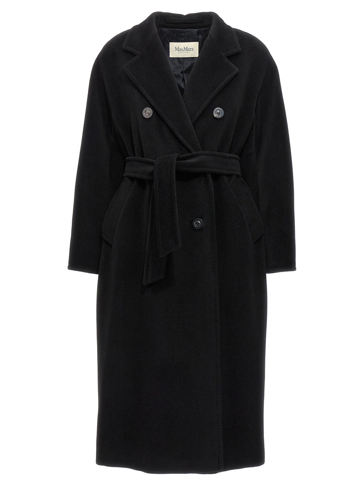 Max Mara Madame - 101801 Icon Coat Coats and Trench Coats - Black | 0229ebbc9c38121aaa1643d2b83bbd6f9a406c61