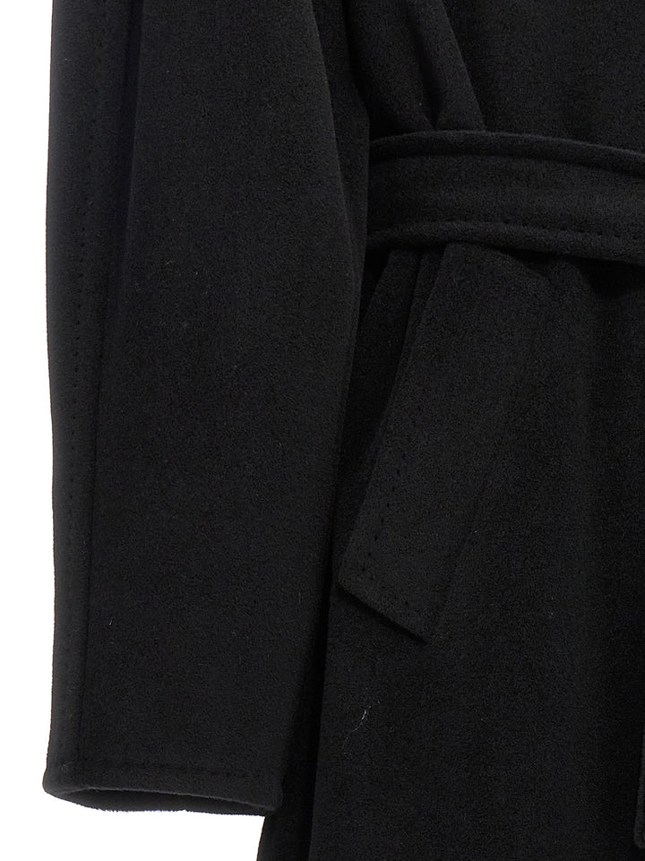 Max Mara Madame - 101801 Icon Coat Coats and Trench Coats - Black | c680833464d2be6b15c17cf983830522e7b09226
