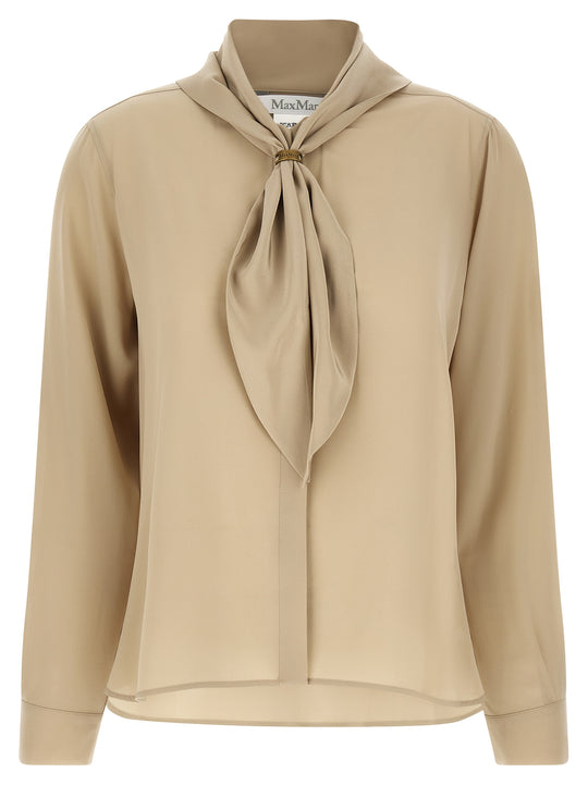 Mxmdry Shirt And Blouse Beige