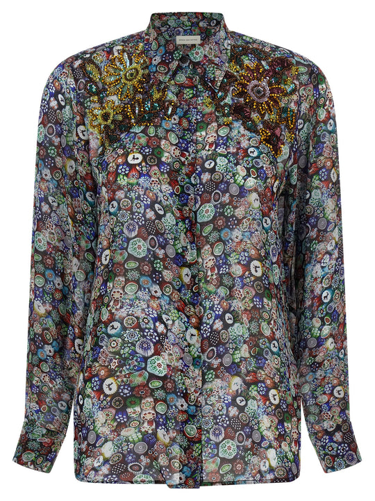 Glass Kaleidoscope Shirt And Blouse Multicolor