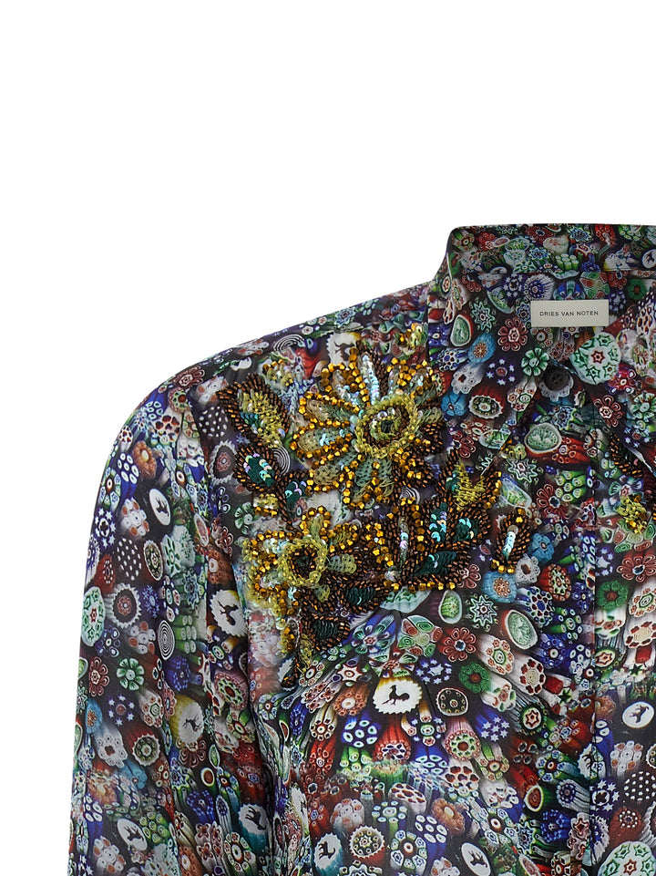 Dries Van Noten  Glass Kaleidoscope Shirt and Blouse - Multicolor | c6edc04296092d584ae3943ac7c59a34d0dac920