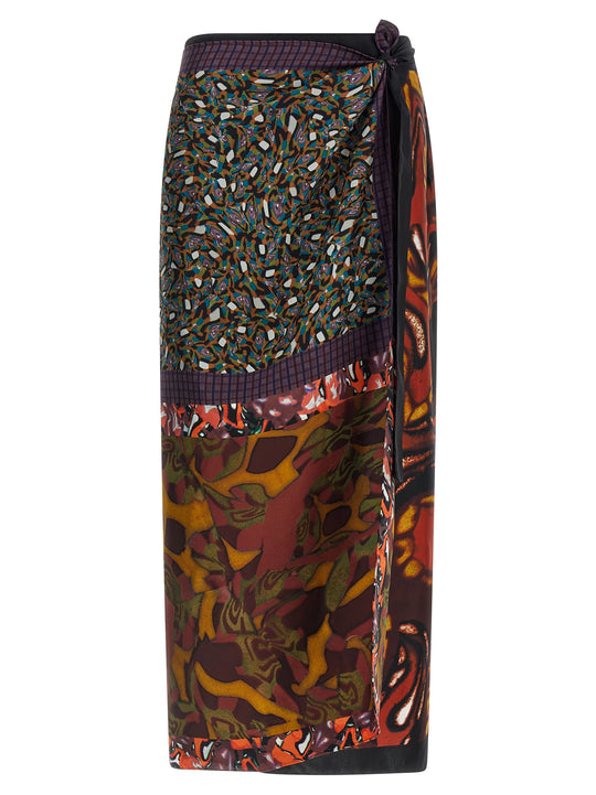 Scarfy Skirts Multicolor