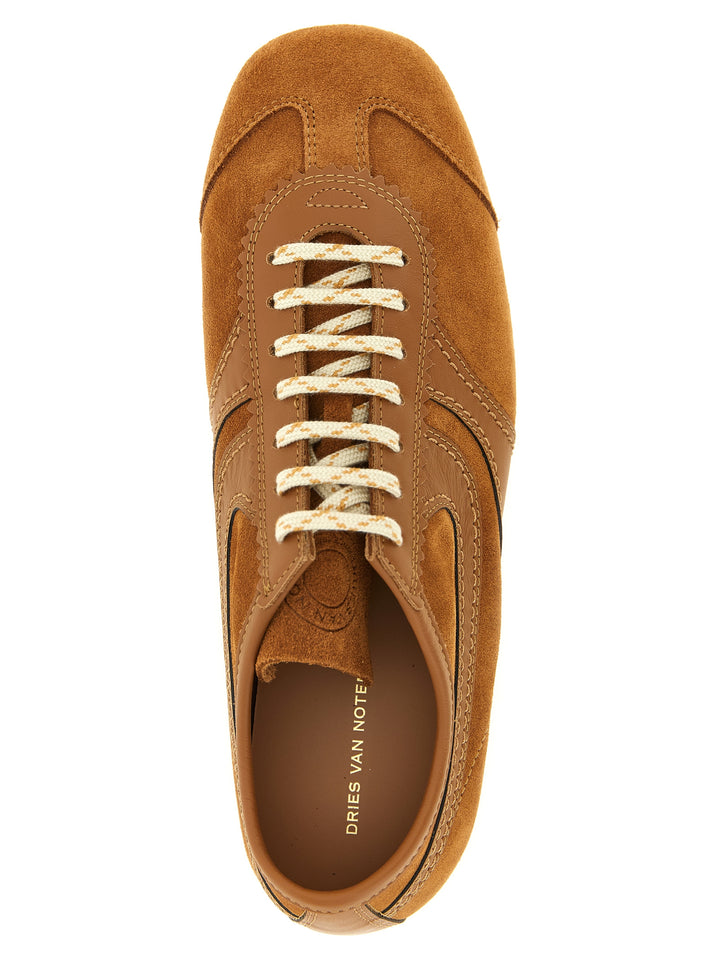 Dries Van Noten  Suede Sneakers - Brown | 49f56a82349334881ea899f59acacd054e3636ab