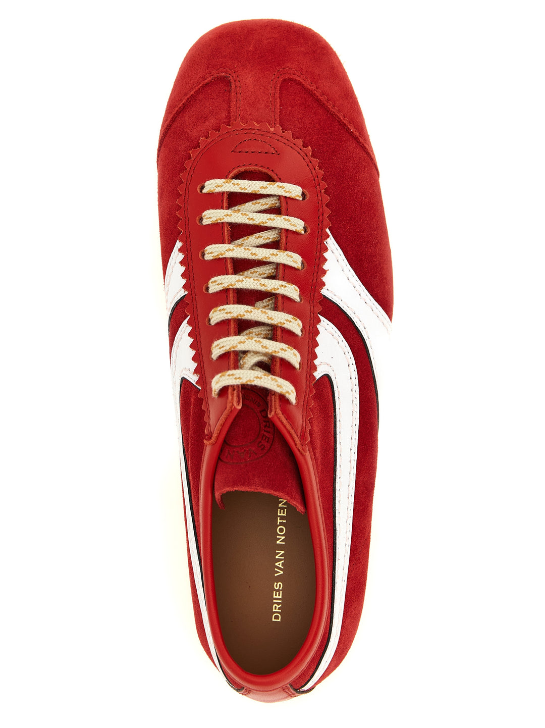 Dries Van Noten  Suede Sneakers - Red | 23b76d15cc001dece53765dc35669d592ca6304a