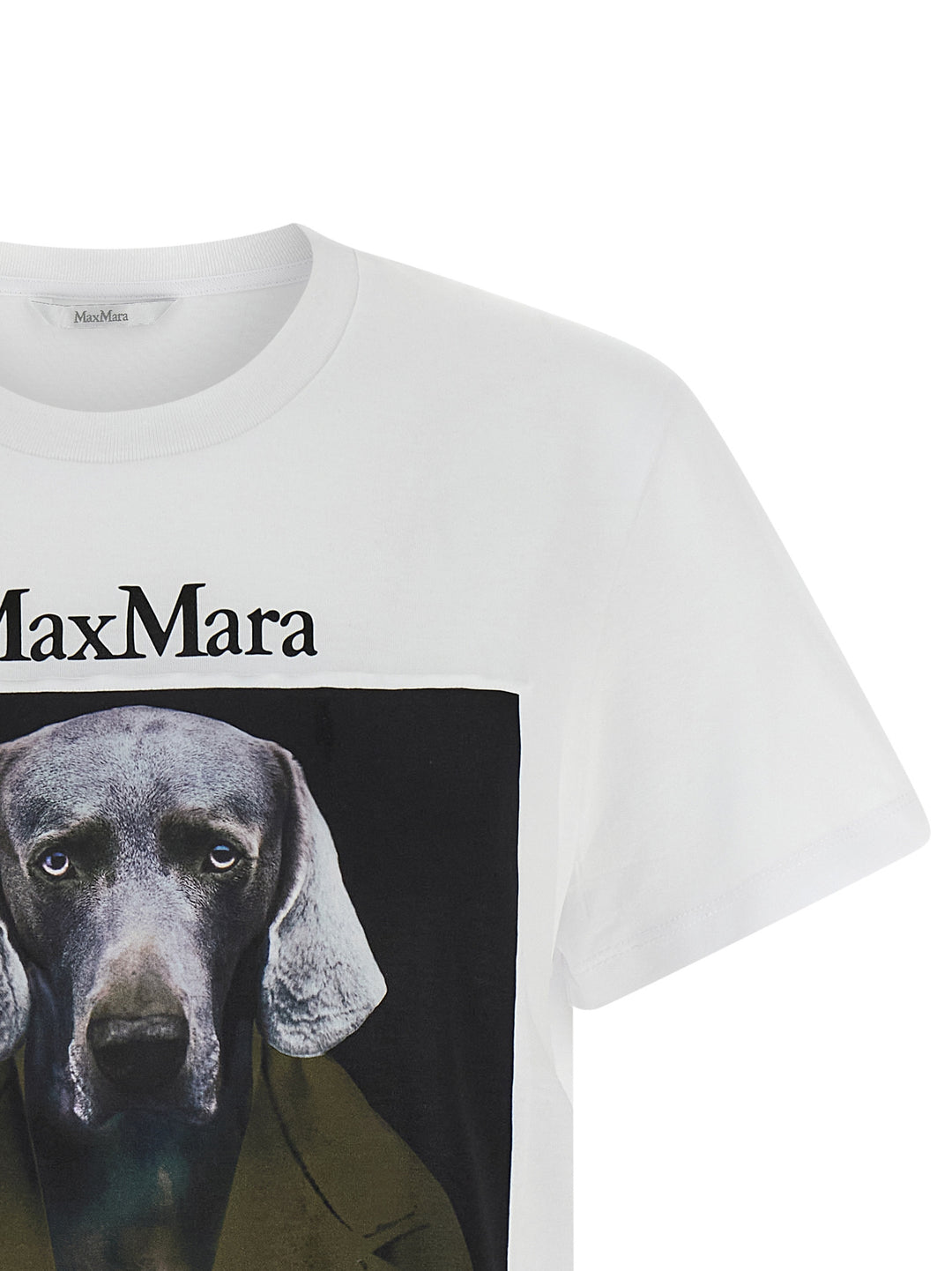 Max Mara Mxmcalca T-shirt - White | efed19f3b4062d57ec1e64b5dbc8685c077e86cc