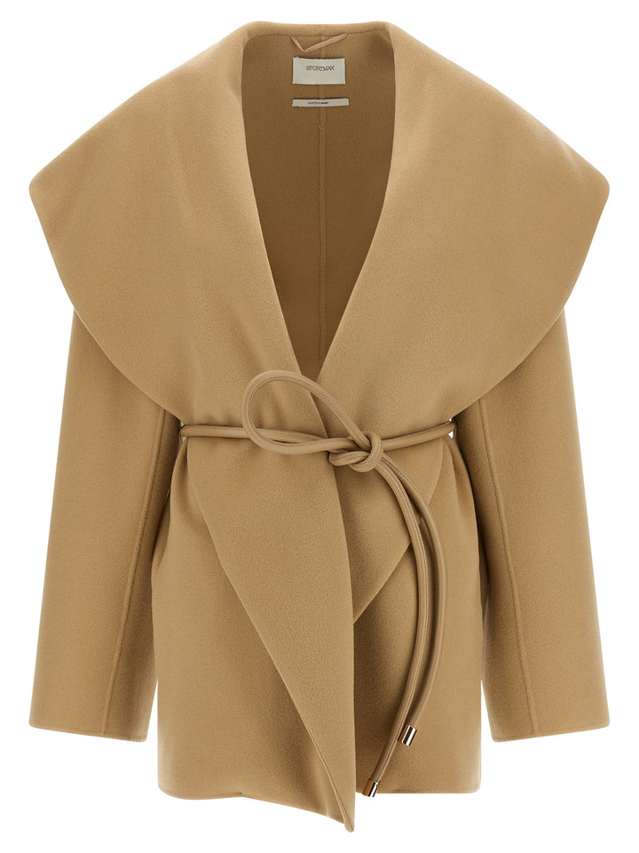 Sportmax Spxuguale Coats and Trench Coats - Beige | 22f5f28d165c1dd52576f0e6c86d9eedd7c47815