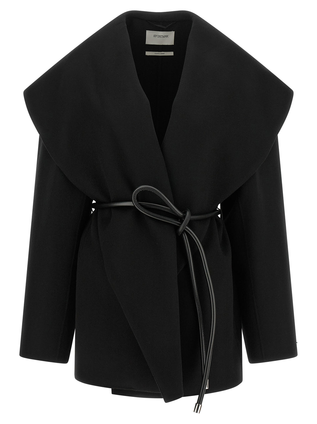 Sportmax Spxuguale Coats and Trench Coats - Black | e26b4b03791a1c0d93f7de8a52fef01d1c0e25f5