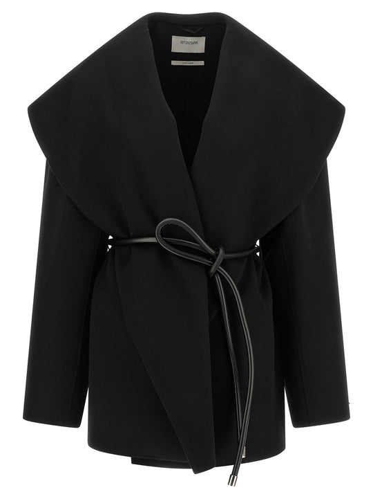 Spxuguale Coats And Trench Coats Black
