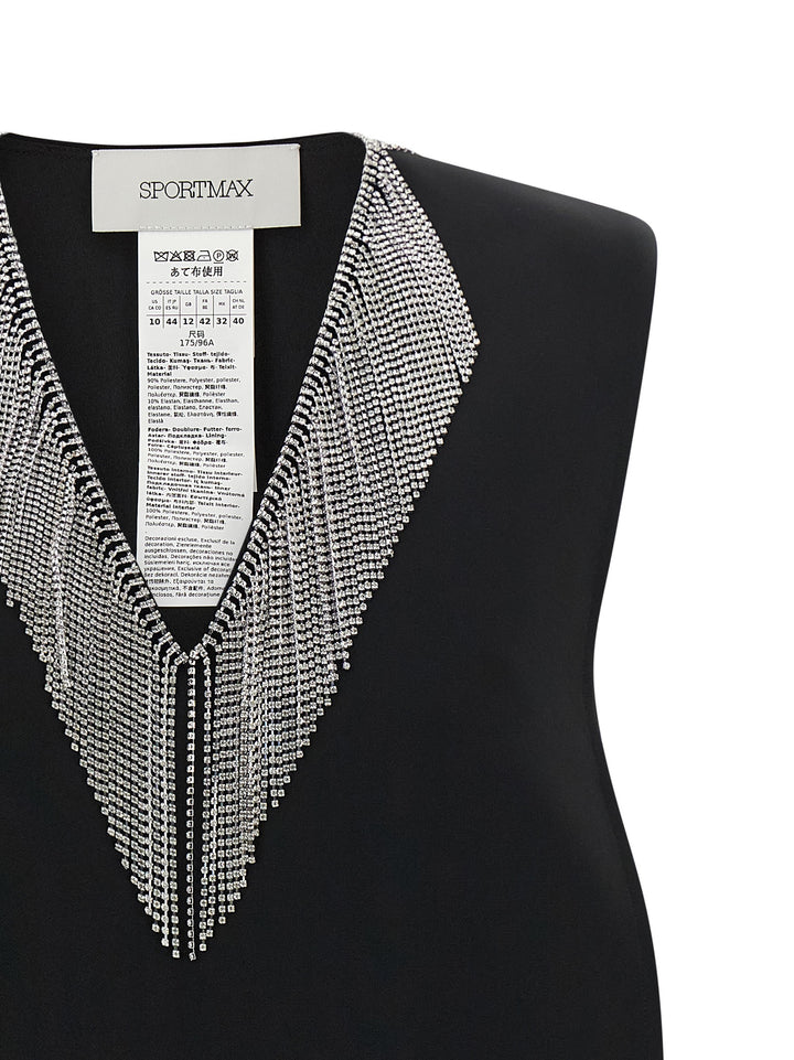 Sportmax Spxfaglia Tops - Black | 2b491e3034b1916ce292359afa7ac463e4f5cb50